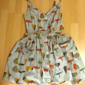 Betty page martini swing dress